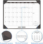 Large Desk Calendar 2025-2026 with Desktop Mat, KOPEESY 22" x 17" Desktop Calendar, 18 Months From July 2025 to December 2026, Office Supplies Desk Blotter Calendar for Home School and Office