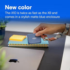 Crucial X10 1TB Portable SSD, Up to 2,100MB/s, USB 3.2 USB-C, External Solid State Drive, Compatible with Windows, Mac & Android, Durable Storage for Games, Photos & Files, Blue - CT1000X10SSD9-02