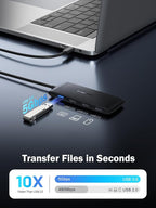 Lemorele Docking Station Dual Monitor 4K 60Hz, 7 in 1 USB C Dongle Multiport Hub Adapter w/2 HDMI + 1 USB 3.0+ 3 USB 2.0+ 1 PD 100W, for MacBook/Dell/HP/Lenovo ThinkPad Type-C Laptop