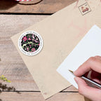 Colorful Images Fun Patterns Floral Return Address Mailing Labels, Personalize with Name & Address, Set of 144 Self Adhesive, Easy Peel Flat Label Sheets, Round, 3 Designs