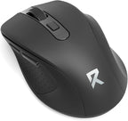 Redragon BM-4092 Wireless Mouse, 5 Level 4000DPI, 18 Months Battery, 2.4GHz Cordless, Portable Optical Computer Mouse for Laptop, PC, Chromebook, Windows, Mac, for Small Hand