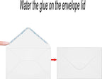 100 Qty 5.25 x 7.25 inches Printable A7 Invitation Envelopes & 100 Qty Flat Cards, Self Seal 120GSM White Kraft Paper Envelopes for Invitations, Papers, Photos, Documents, Wedding