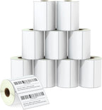 BETCKEY - 4" x 2" (102 mm x 51 mm) Barcode Shipping & Multipurpose Labels Compatible with Zebra & Rollo Label Printer,Premium Adhesive & Perforated [10 Rolls, 7500 Labels]