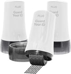Guard Your ID Advanced 2.0 Roller Identity Privacy Stamp for Identity Theft Prevention and Security (Regular 3-Pack, White)