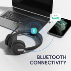 Yealink BH70 Dual Wireless Headset with Mic for Work, Bluetooth Headphone with Teams Certification, up to 35h Talk Time, 147g All-Day Wearing Comfort, Include USB-C/A Dongle & BHC70 Charging Stand