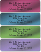 Colorful Images Metallic Rainbow Foil Rolled Return Address Mailing Labels with Dispenser, Customize with Name & Shipping Address, 500 Self Adhesive, Easy Peel Sticker Label Roll, 3/4" x 2 1/2"