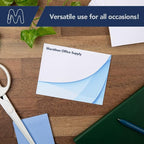 MOS A2 Invitation Envelopes – 4-3/8" X 5-3/4" White Mailing Envelopes Self Seal (500 Count) – 120GSM/ 32LB Bond Heavy Duty – For Greeting Cards, Card Making, RSVP Cards, Wedding Invites