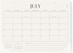 Jotsome Desk Calendar 2025-2026, Academic Desk Pad Calendar From July 2025 to December 2026 14x10.5 inch, Desk Blotter Calendar for Home and Office, Easy Planning (Jul 2025 - Dec 2026, Large)