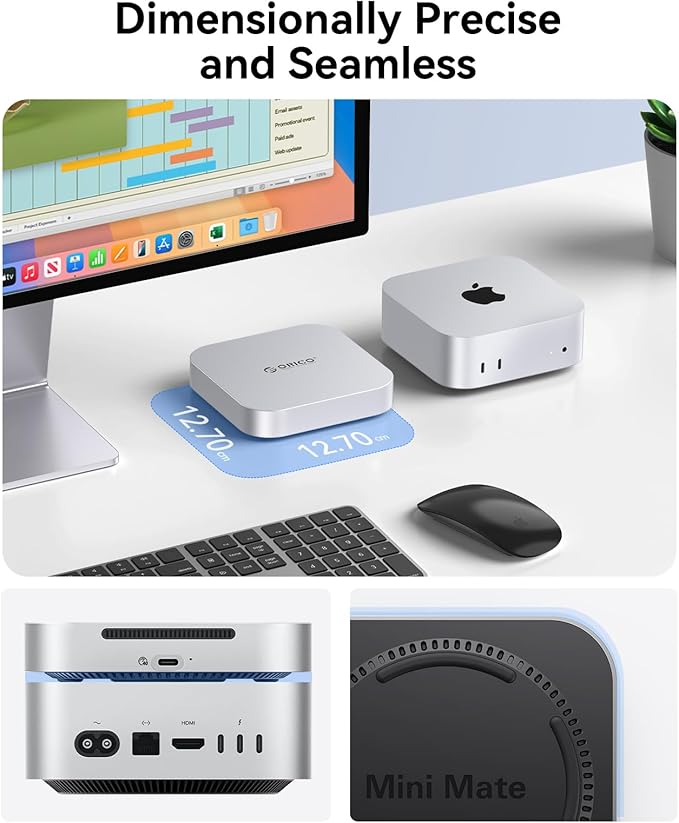 ORICO MiniMate Pro 2TB External SSD Compatibility with Mac mini M4, 40Gbps High Speed Trasmission, Portable Solid State Drive, M4Pro (2TB)