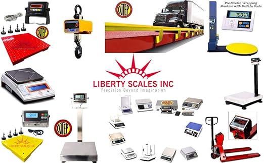 Liberty LS-920-2k Industrial Portable Floor Scale for Small Animal, Platform 50" x 20" / up to 2000 lbs (Scale System Imported)