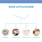 8.5" x 11" Full Sheet Labels, JIQEZNL Premium Label Sticker Paper for Laser & Inkjet Printers - 32 Sheets