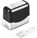 Large Size Custom Self-Inking Stamp Customized Return Address Stamp - Up to 5 Lines of Text Choose from Many Fonts & Ink Colors