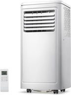 ZAFRO Portable Air Conditioners, 8000 BTU, 3 in 1 Portable AC Unit with Window Kits, Fan & Dehumidifier Modes, Cools up to 350 Sq.Ft, LED Display/Remote Control, 24H Timer for Living Room, Bedroom