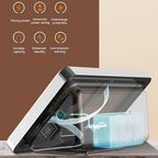 Industrial Platform Scale 660lb Floor Weight Computing Postal Scale Digital Large Scale LB/KG Perfect Foldable for Postal Luggage Shipping Mailing Weighing Double-Sided Display