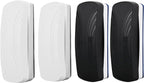 Ddaowanx Whiteboard Eraser, Magnetic Dry Erase Eraser, Glass Board Eraser,School and Office Supplies (4 Pack/2 Black+2 White)