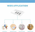 Premium 10 UP 2" x 4" Shipping Labels, 1000 Mailing Labels for Envelopes, Laser/Ink Jet Printer Compatible, White Paper Printable Stickers