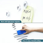 J&J worldwide Glass Whiteboard, Magnetic Brilliance White Dry Erase Board 36" x 60" Invisible Mount, Includes Markers, Marker Tray, Eraser for Wall, Office, Home, School