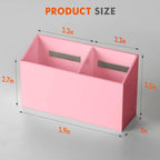 BEYGORM Magnetic Dry Erase Marker Holder for Whiteboard,Non-slip Acrylic Magnet Pen Holder for Fridge Refrigerator,Locker Organizer for Work,Locker Accessories,Pencil Cup for Desk(Pink)