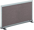 OBEX Acoustical Free Standing Privacy Screen, Cubicle Accessories Desk Privacy Panel, Desk Dividers for Office, Office Furniture Partitions Portable Sound Proof Dividers, 12" x 24", Slate