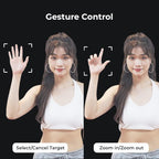 OBSBOT Tiny PTZ 4K Webcam, AI Powered Framing & Autofocus, 4K Video Conference Camera with Dual Omni-Directional Microphones, Auto tracking with 2 axis gimbal,HDR,60 FPS,Low-Light Correction,Streaming