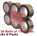 iMBAPrice Sealing Tape - 1 Box of Premium (36 Roll of 110 Yards) 36x330 Feet Long 2" Wide Brown Shipping Packaging Tape
