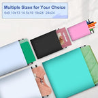 Poly Mailers 14.5x19, Large Poly Mailers 100 Pack, Shipping Mailers with Self Seal Adhesive, Waterproof and Tear-Proof Mailers Poly Bags for Small Business (Light Blue）