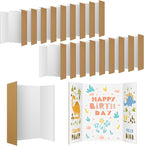WinTS 18 PCS 36 x 48 Trifold Poster Board White Foldable Trifold Poster Boards Bulk for Science Fair,School Projects,Presentations,Exhibitions