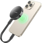 2TB Magnetic Portable SSD, External Solid State Drives with USB-C 3.2 Gen 2x2, Speed Up to 2000MB/s, Compact & Durable, Compatible with iPhone 15/16 Series and Other USB-C Devices, Black