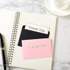 120 Pack Mini Envelopes Small Envelopes Self-Adhesive Kraft Paper Tiny Pockets for Business Cards Christmas Holiday Small Gift Cards Invitations Cards(4.13"×2.76") (Black)