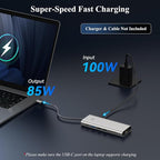 Minthouz USB C Docking Station,12-in-1 Laptop Docking Station Dual Monitor with Dual 8k DisplayPort+4k HDMI+10Gbps, 3 USB A/C, 100W PD, Ethernet, SD/TF, Audio, USB C Hub for MacBook/Dell/HP/Surface