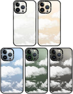 MOSNOVO Case for iPhone 13 Pro, [10ft 4X Military-Grade Drop Protection] Durable & Shockproof Phone Case Cover Design for iPhone 13 Pro - Cloud - Clear Black