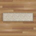 GelPro Designer Comfort Cushioned Anti-Fatigue Standing Kitchen Floor Mat, Padded Stain-Resistant, Waterproof, Non-Slip Comfort Padded Desk/Office Mat, Orchard Almond Kitchen Mat 20x72