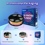 FLASHFORGE Rapid PLA Gradient Filament 1.75mm Rainbow Candy, Transform Colors Smoothly & Fast, High Flow Speedy 3D Printer Filament, Experience Exceptional Performance with 500mm/s Fast Printing