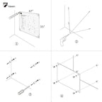TOWON 47 x 35 Inch Glass Dry Erase Board, Magnetic Whiteboard Calendar, Monthly Planner Set, White