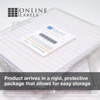 4 x 4 Square Label - Pack of 20,000 Labels, 5,000 Sheets - Inkjet/Laser Printer - Online Labels