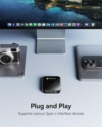 Yottamaster 2TB Magnetic External SSD, Up to 2000MB/s USB 3.2 Gen 2x2 Portable Solid State Drive, Supports 4K ProRes HDR Compatible with iPhone 16/15 Pro Max, Smartphone, Tablet, Laptop - PF20