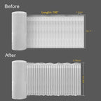 Large Bubble Cushioning Wrap for Packing 13.7inch*100feet, Inflatable Air Pillows for Shipping & Heavy Duty Moving Supplies Reusable Recyclable Packing Material for Fragile Items