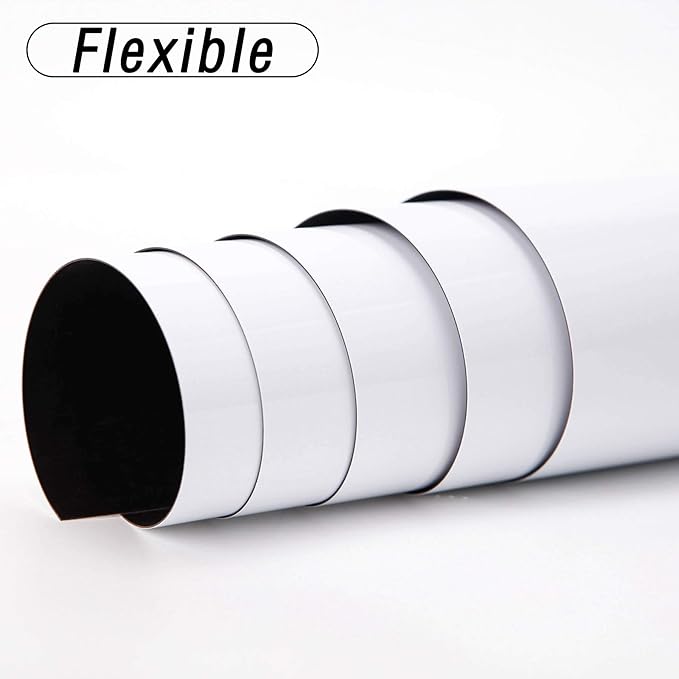 Magnetic Whiteboard Contact Paper for Wall 60 x 36 inches, Magnetic Dry Erase White Board Sticker with Non-Adhesive Backing for Office Home School