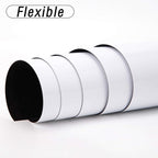 Magnetic Whiteboard Contact Paper for Wall 60 x 36 inches, Magnetic Dry Erase White Board Sticker with Non-Adhesive Backing for Office Home School