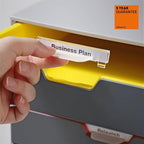 Durable Varicolor 4 Drawer Unit - Gray Desktop Drawer Set with 4 Color Coded Draws - Letter to Folio Size Files - Perfect for Storing Documents and Paper Work