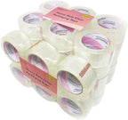 iMBAPrice 2 Inches Clear Packing Tape, 36 Rolls x 110 Yards Storage Box Sealing Packaging Tape Refill for Packaging and Shipping,Total 3960 Yards