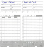 300 Time Cards for uPunch HN2000, HN2500, HN4000, HN4500 AutoAlign Calculating Time Clock and More HNTC2 UPTC2000 COMPUMATIC Compatible
