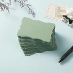 120 Pieces Small Mini Business Cards Vintage Assorted Colors Blank Note Cards Gift Word Card for Business Cards, Gift Cards (Sage-Green, 3.66x 2.36 inches)