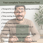 Pland Studio 90-Day Productivity Planner – Forest Sage Hardcover | Undated Daily Journal with Habit Tracker, Vision Board, and Focused Goal Setting for Entrepreneurs, Creatives & Busy Professionals