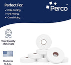 Perco White Pricing Labels for Monarch 1136 - 3 Sleeves, 24 Rolls Value Pack - 42,000 Labels with Ink Rolls Included