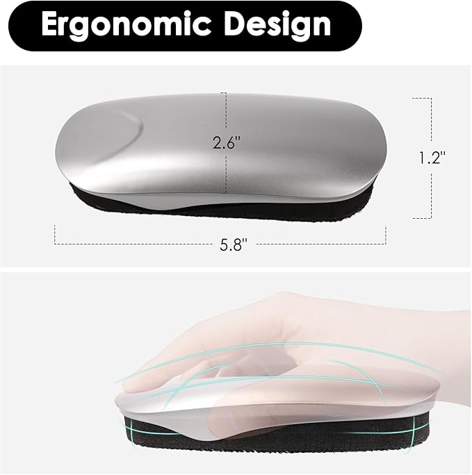 maxtek Magnetic Dry Erase Eraser for Glass White Board, 1 Pack, Built-in Neodymium Magnets