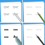 RBHK Sticker Paper, 8.5" x 11" Full Sheet Label Stickers Paper for Laser & Inkjet Printers (500 Sheets, 500 Labels)