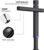 CZUR Shine Surface Pro Professional Document Scanner, 16MP Document Camera + 2MP Webcam+ Working Surface, A3 Book Scanner for Computer/Laptop, 180+ Languages OCR, Fast Scan 1s/Page, for PC/Mac