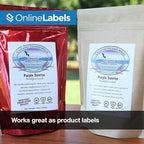 4 x 5 Rectangle Mailing Labels - Permanent, White Matte - Shipping, Wine, Product - Pack of 40,000-10,000 Sheets - Inkjet/Laser Printers - Online Labels