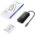 WAVLINK USB-C Docking Station for MacBook, Dell XPS, Lenovo Yoga, HP Laptops - Dual HDMI, DisplayPort, VGA, 3 USB 2.0 Ports, Black